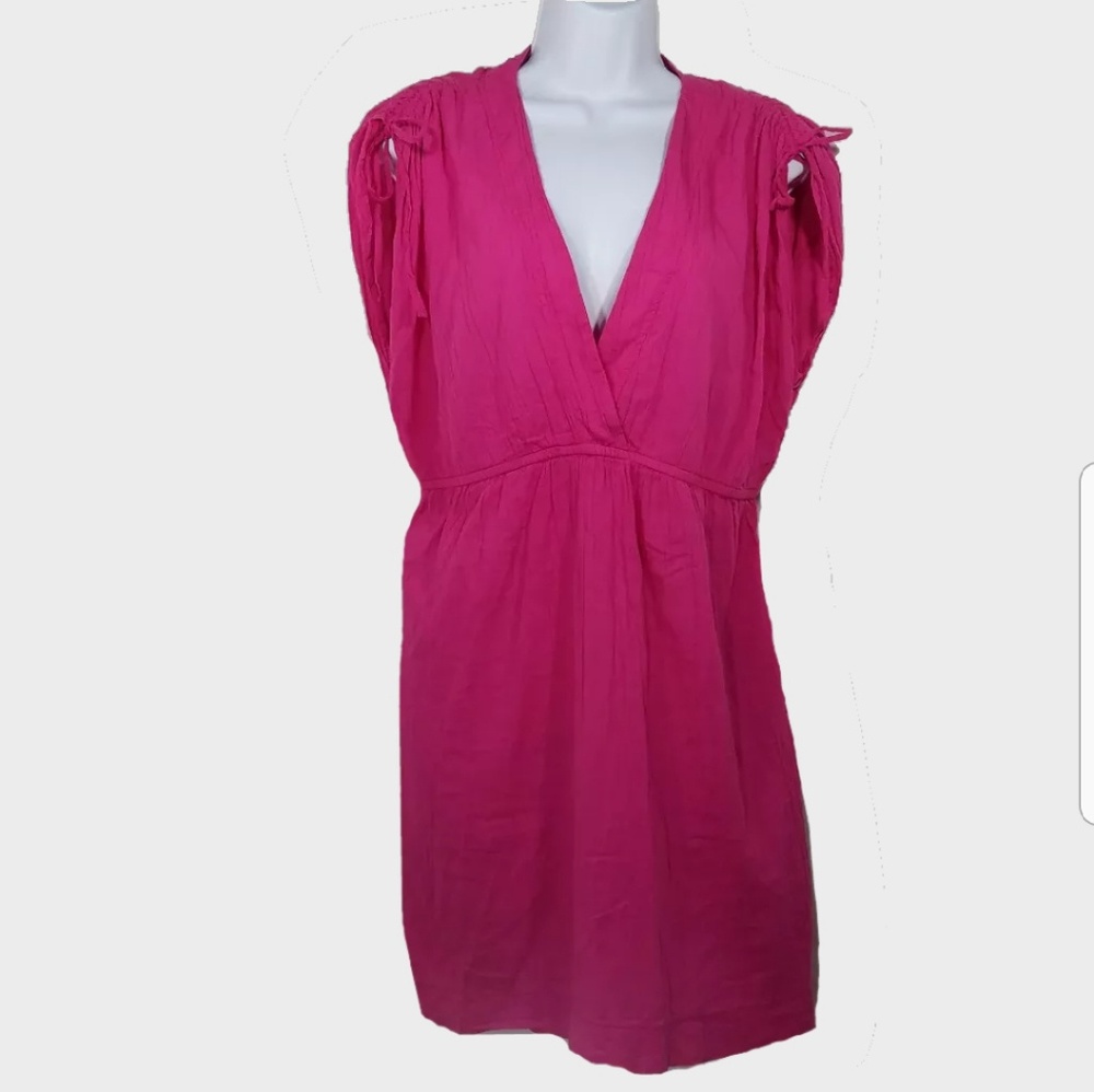 COPY - Ralph Lauren Swimsuit Coverup Hot Pink Cotton OS
